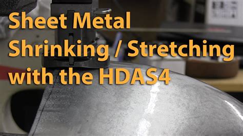 heat shrinking aluminum sheet metal|shrink metal on body panel.